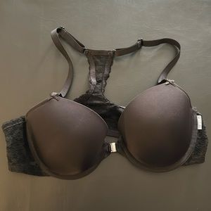 🆕 Aerie BLAKELY Racerback Bra - Size 38B - Black Lace